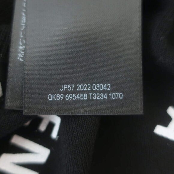 Balenciaga Mini Logo Cropped Sweater Black Cotton Size Small NEW - Picture 8 of 10